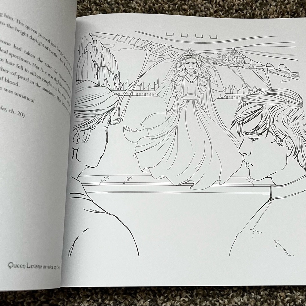 The Lunar Chronicles Coloring Book - Picture 9 of 12